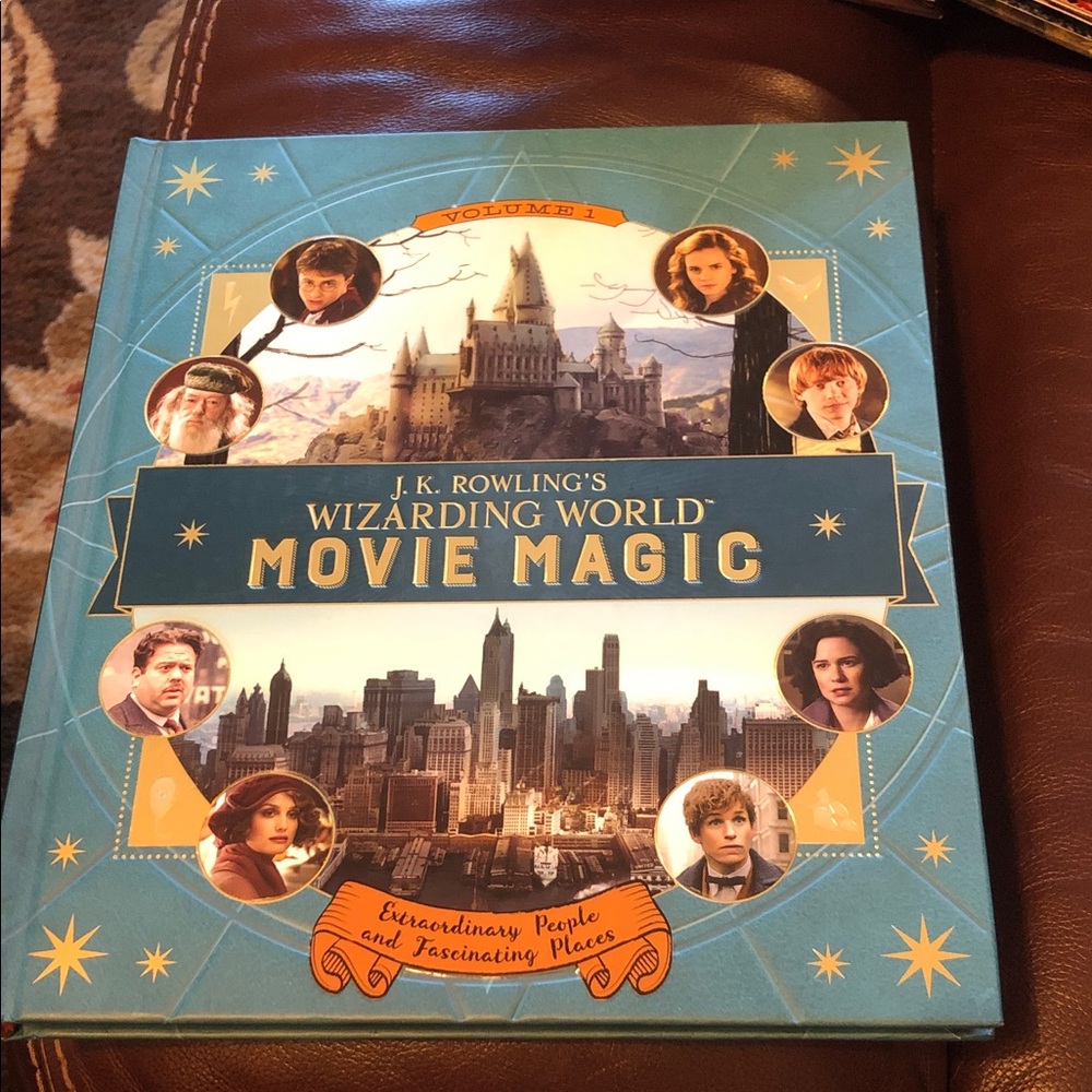 Wizarding World Movie Magic Hardcover Art Poster — Teal Cover